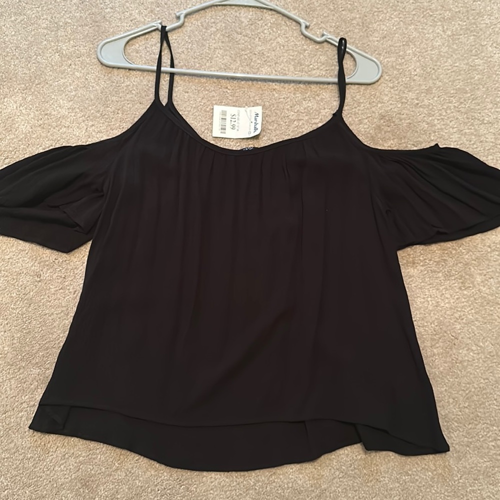 One clothing off the shoulder top